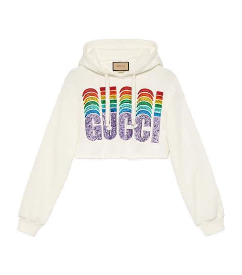 gucci rainbow hoodie replica|original gucci hoodie.